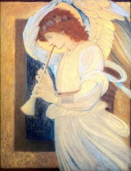 Sir Edward Coley Burne-Jones : Angel